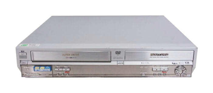VHS・DVD一体型ビデオデッキ（DIGA DMR-E150V-S）を使ってDVDダビング