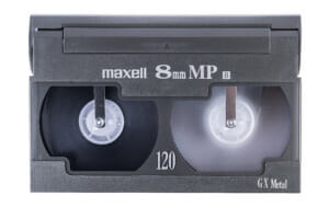 ビデオテープ（ビデオカメラテープ）の種類：8mmビデオテープ